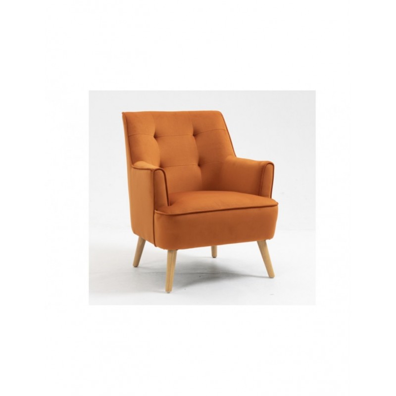 AM Tara Accent Chair Burnt Orange